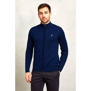 Montant Pull Blue 100% Wool Crewneck Pullover Sweater Top  Mens Size Medium